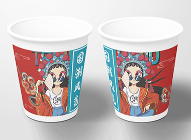 現(xiàn)貨國潮紙杯