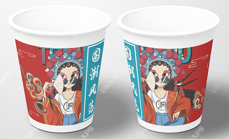 現(xiàn)貨國潮紙杯